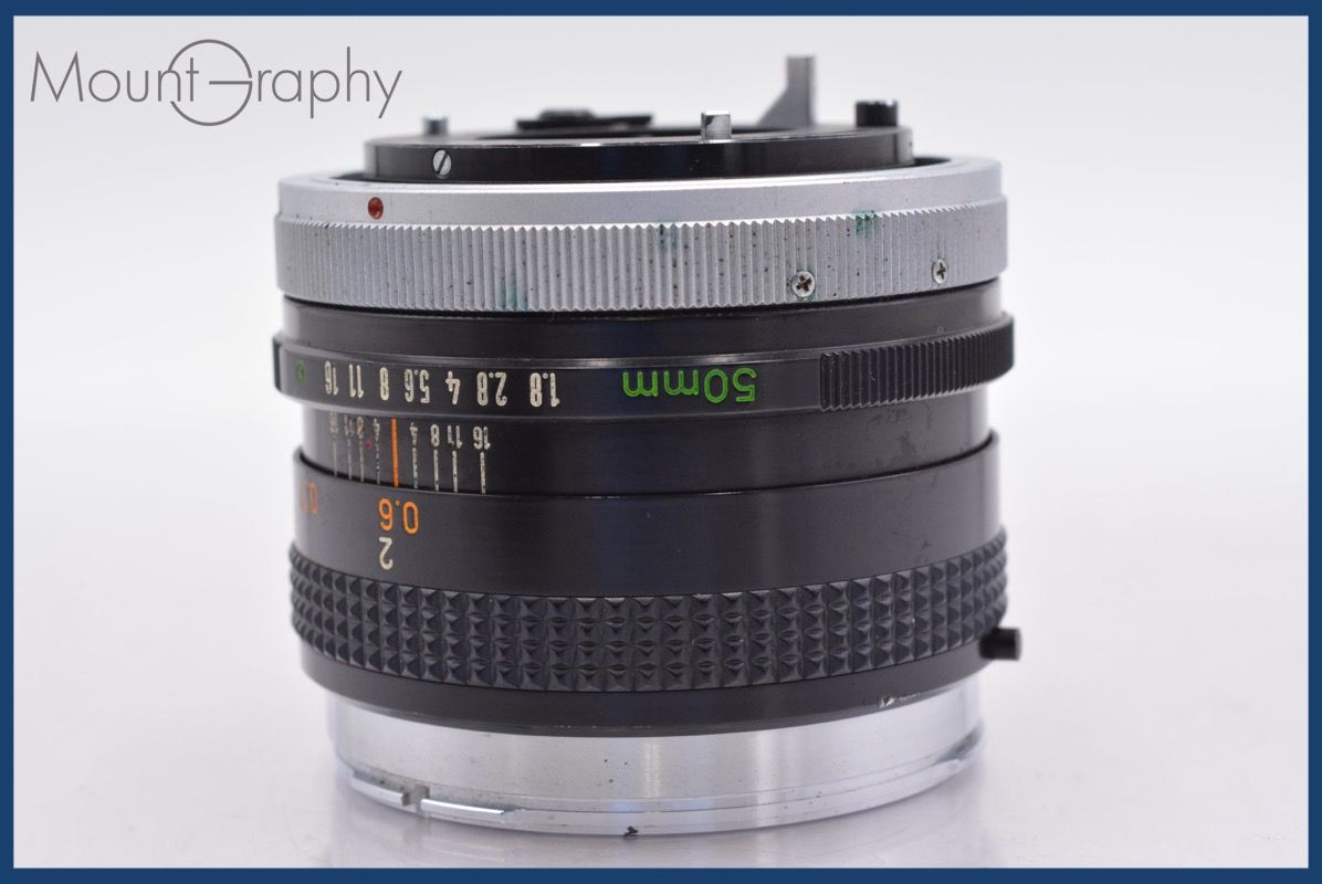★美品★キャノン CANON NEW FD 50mm F1.4 ★前後キャップ★ ☆極上美品☆ キヤノン Canon NEW FD 50mm F1.4 前キャップ