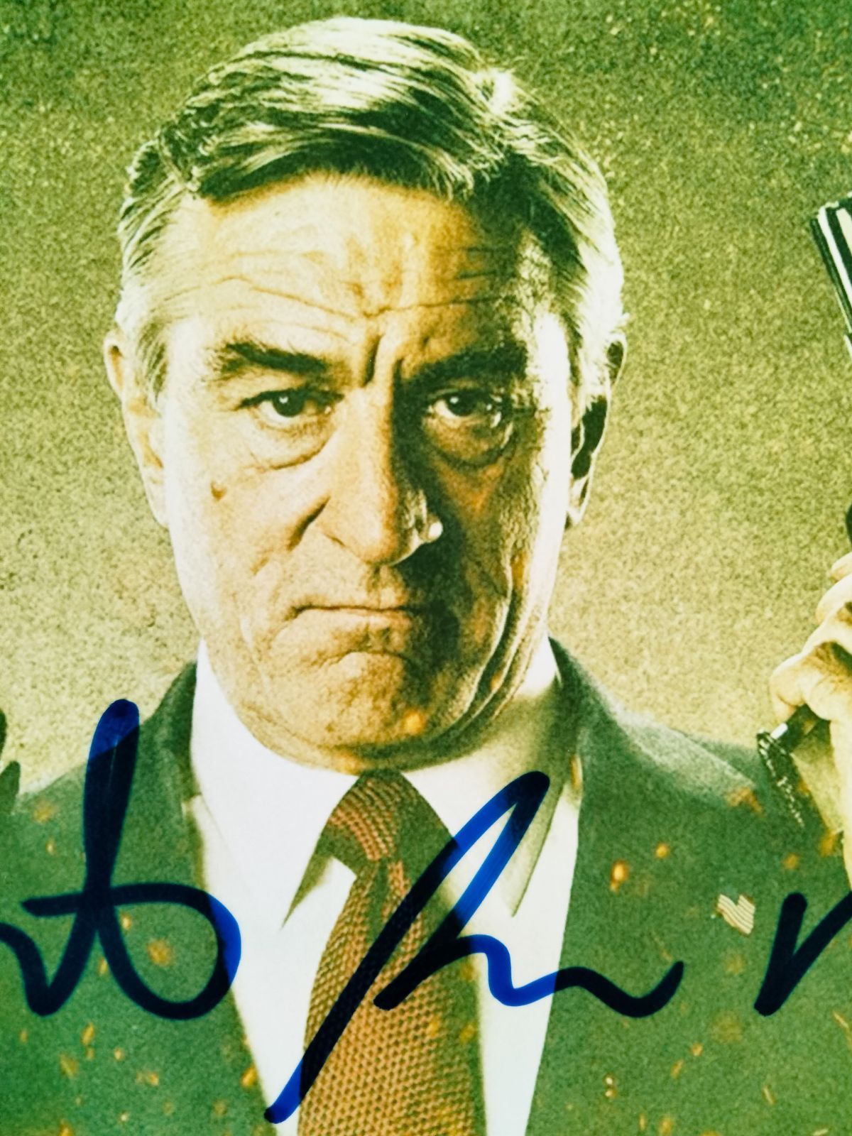 ロバート・デ・ニーロ直筆サイン入り2Lサイズ写真…Robert De Niro 