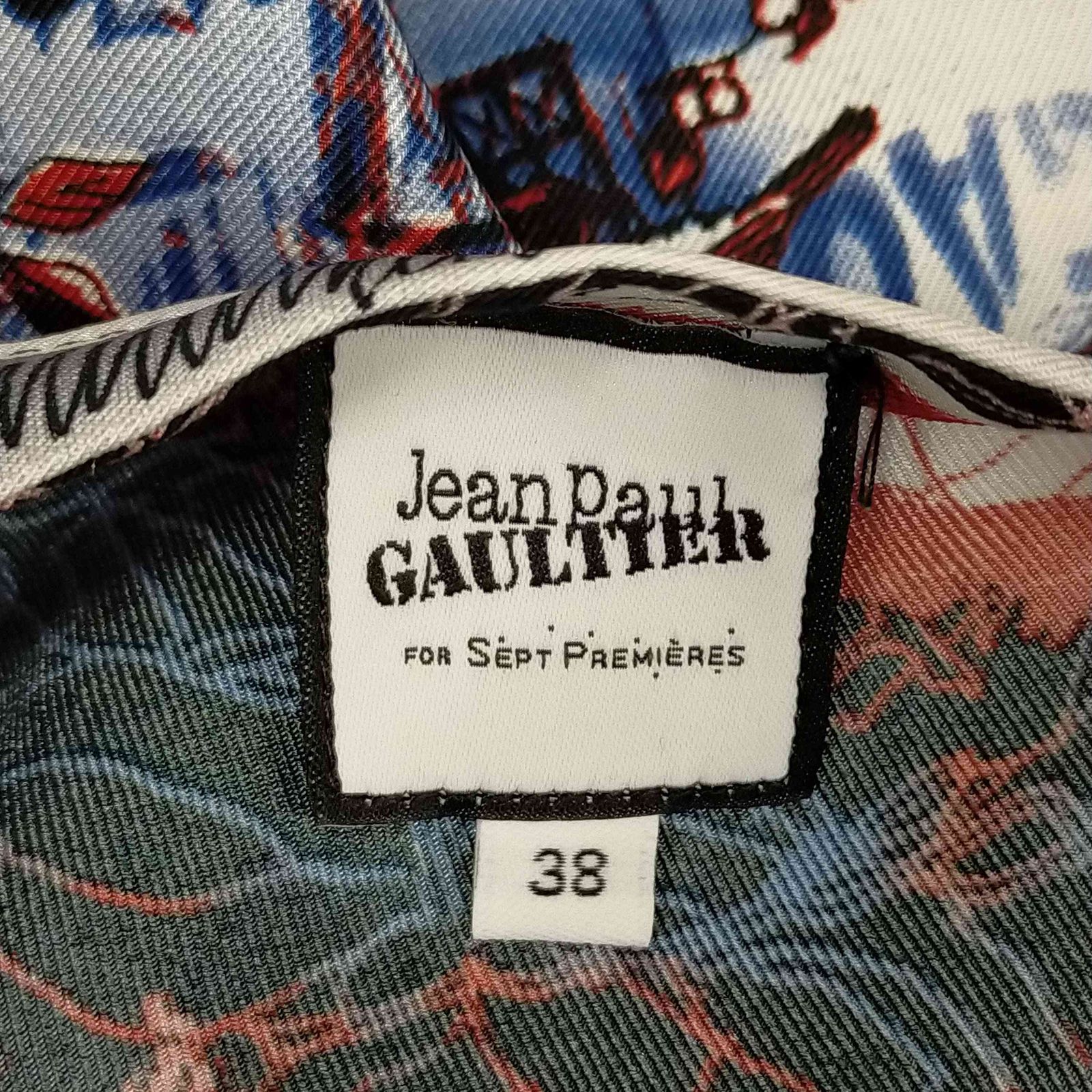 【Jean Paul GAULTIER】総柄シャツ 希少 90s Jean Paul Gaultier オープンカラー総柄シャツ - メルカリ