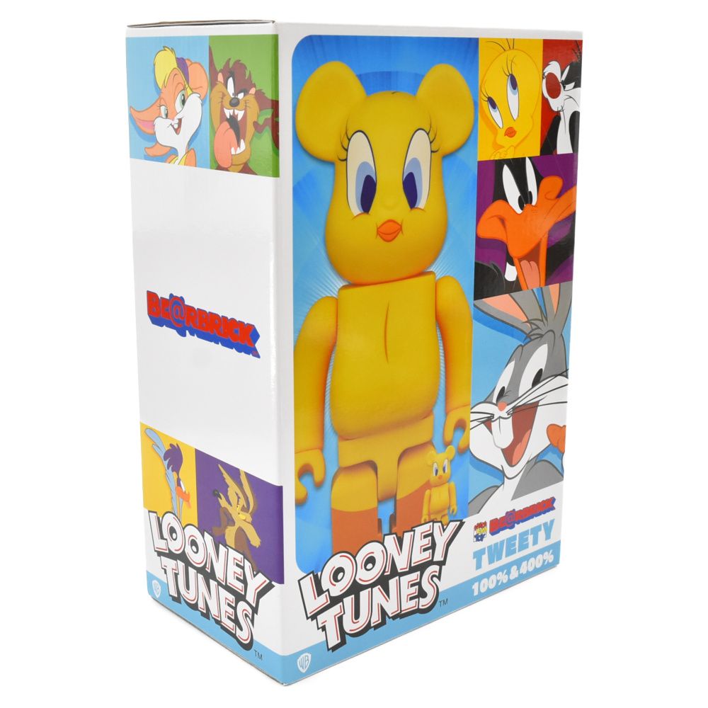 MEDICOM TOY (メディコムトイ) BE@RBRICK TWEETY 100%&400% LOONY