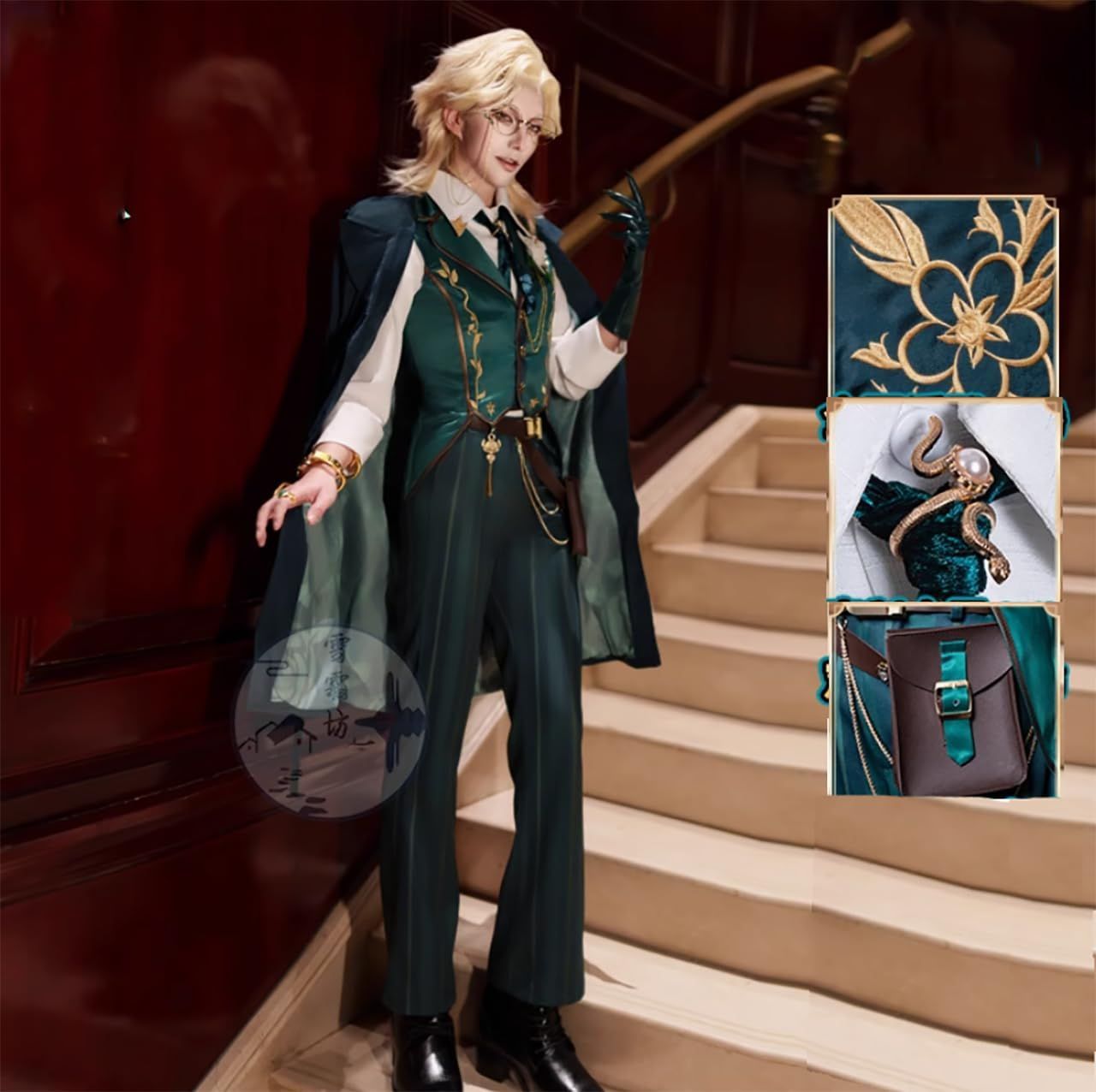 女性 DOZZZY Ipara アイデンティティ5 IdentityⅤ 第五人格 コスプレ騎士 リチャード スターリング 商人コスプレコスチュム 男女兼用 ハ ハロウィン