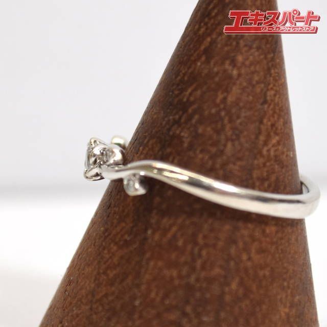 TRECENTI トレセンテ ファーストフローラ つる K18WG ダイヤモンド