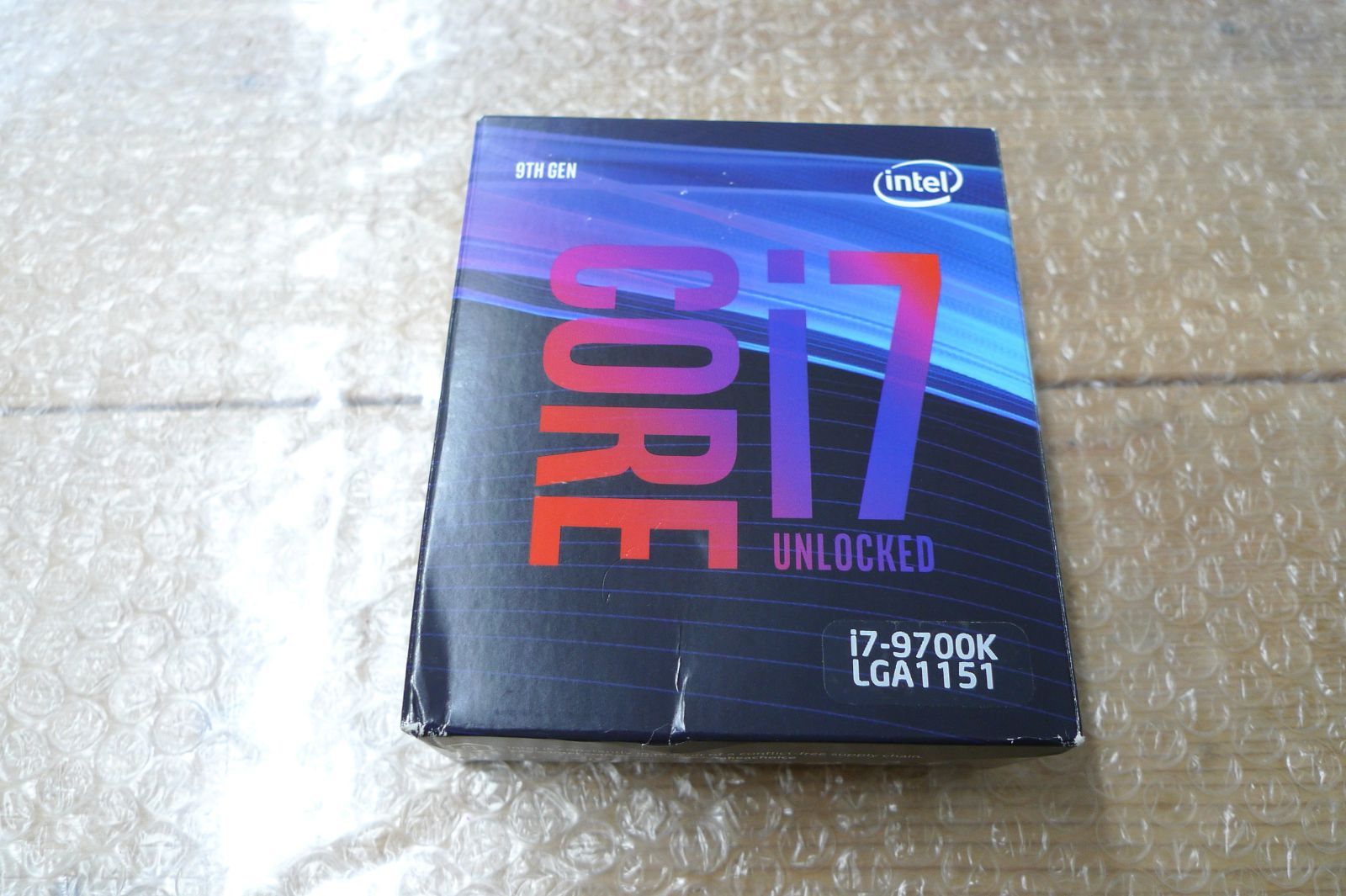 CPU core i7-9700  管理No.818 CPU core i7-9700 管理No.818
