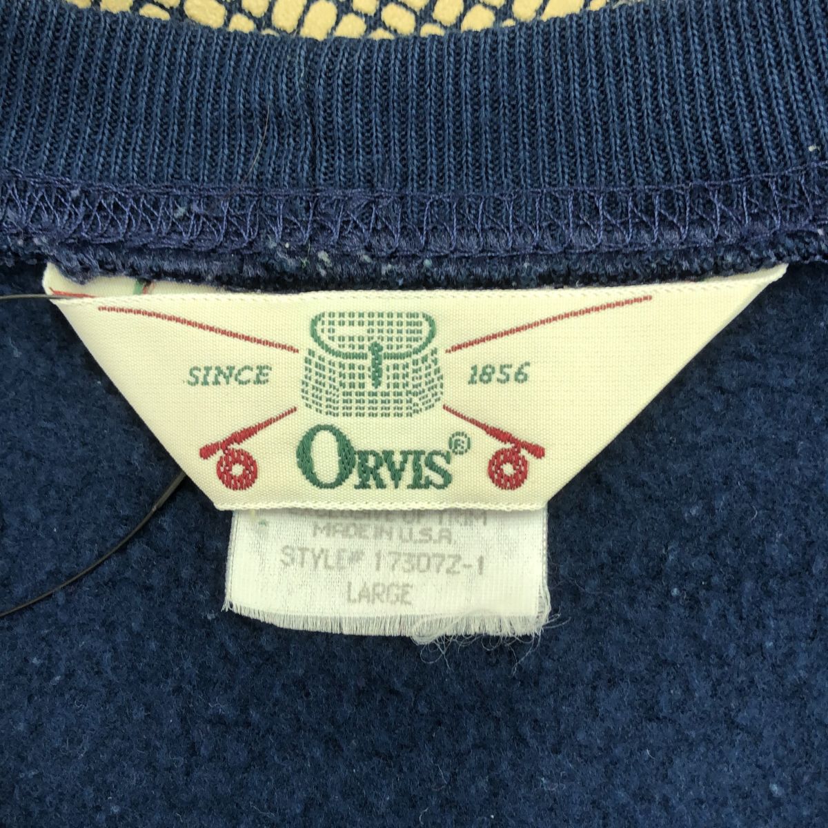 オービス　ミシガンラグ 80s~ Orvis Michigan rag pattern cotton hoodie |