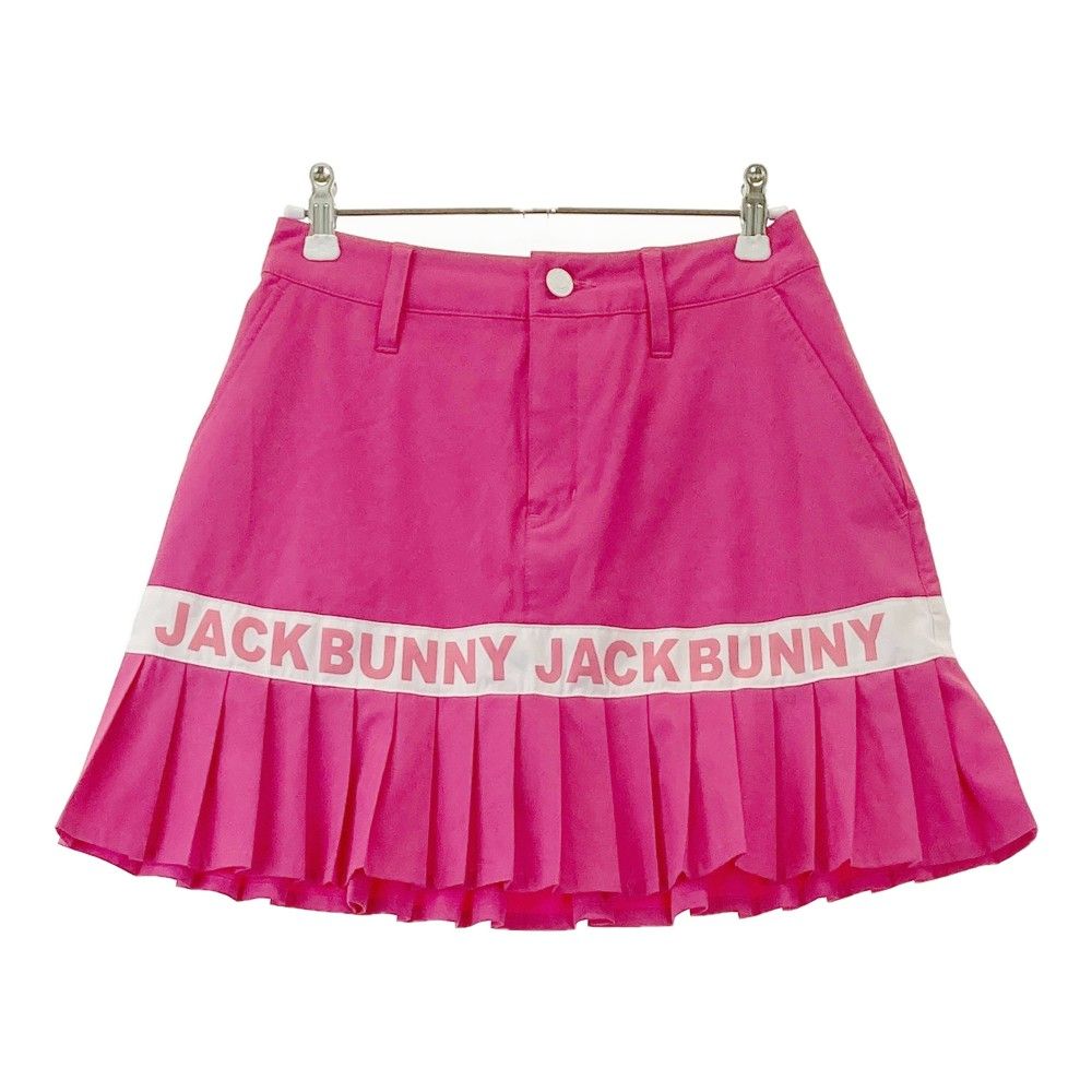 サイズ：0 JACK BUNNY ジャックバニー  インナー付 プリーツスカート  ピンク系 [240101444023] ゴルフウェア レディース ストスト サイズ：0 JACK BUNNY ジャックバニー インナー付 プリーツ