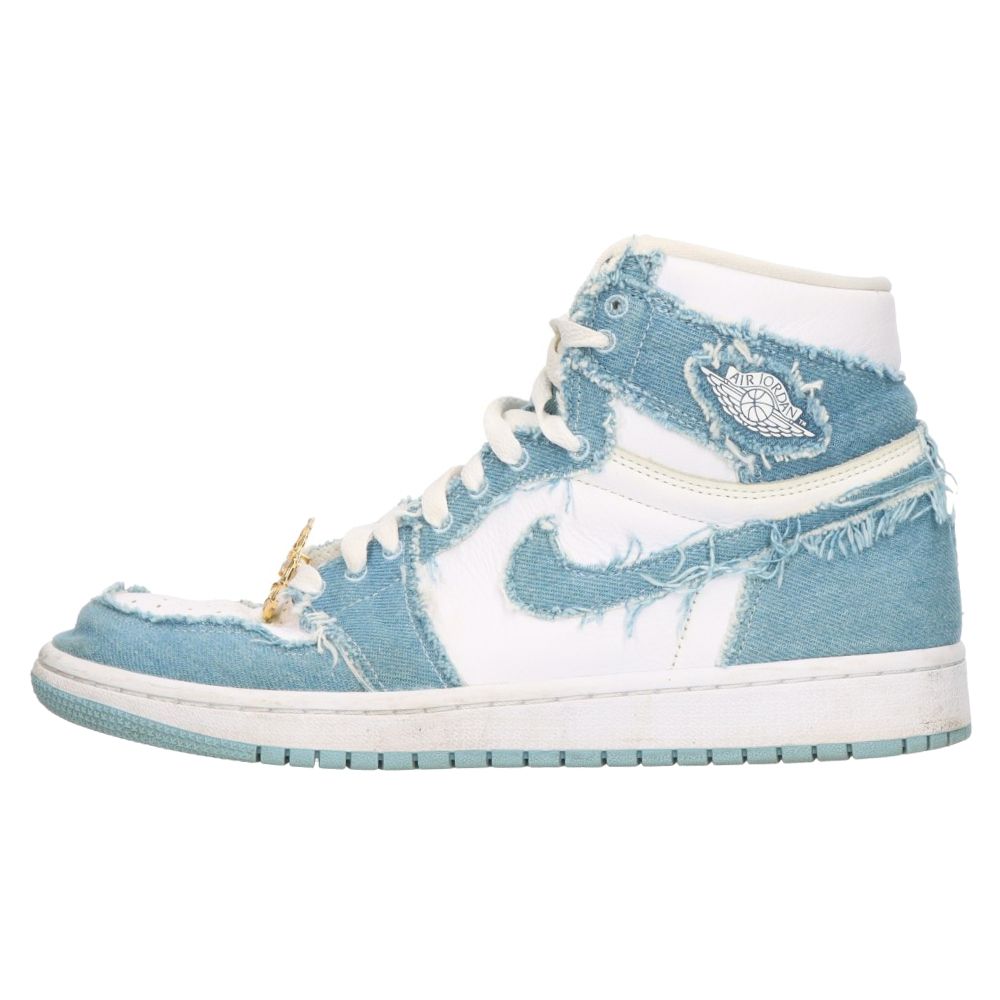 NIKE (ナイキ) WMNS AIRJORDAN 1 RETRO HIGH OG DENIM DM9036-104 ウィメンズ エアジョーダン1  ハイカットスニーカー シューズ デニム インディゴ US10/27cm - メルカリ