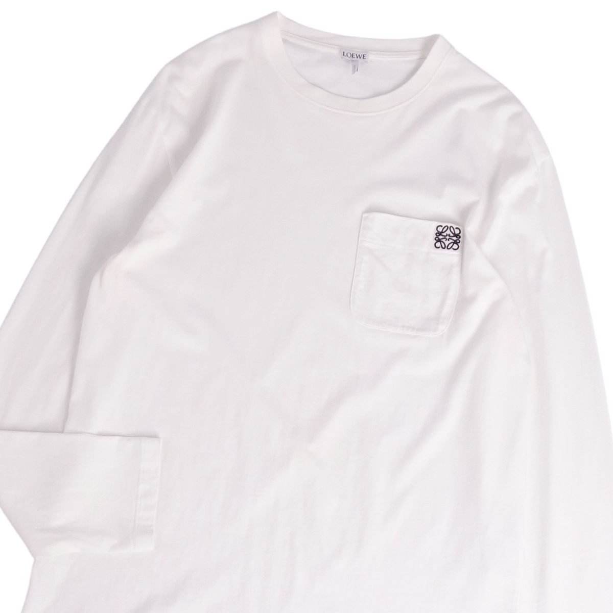 美品 ロエベ LOEWE Tシャツ カットソー ロングスリーブ 長袖 