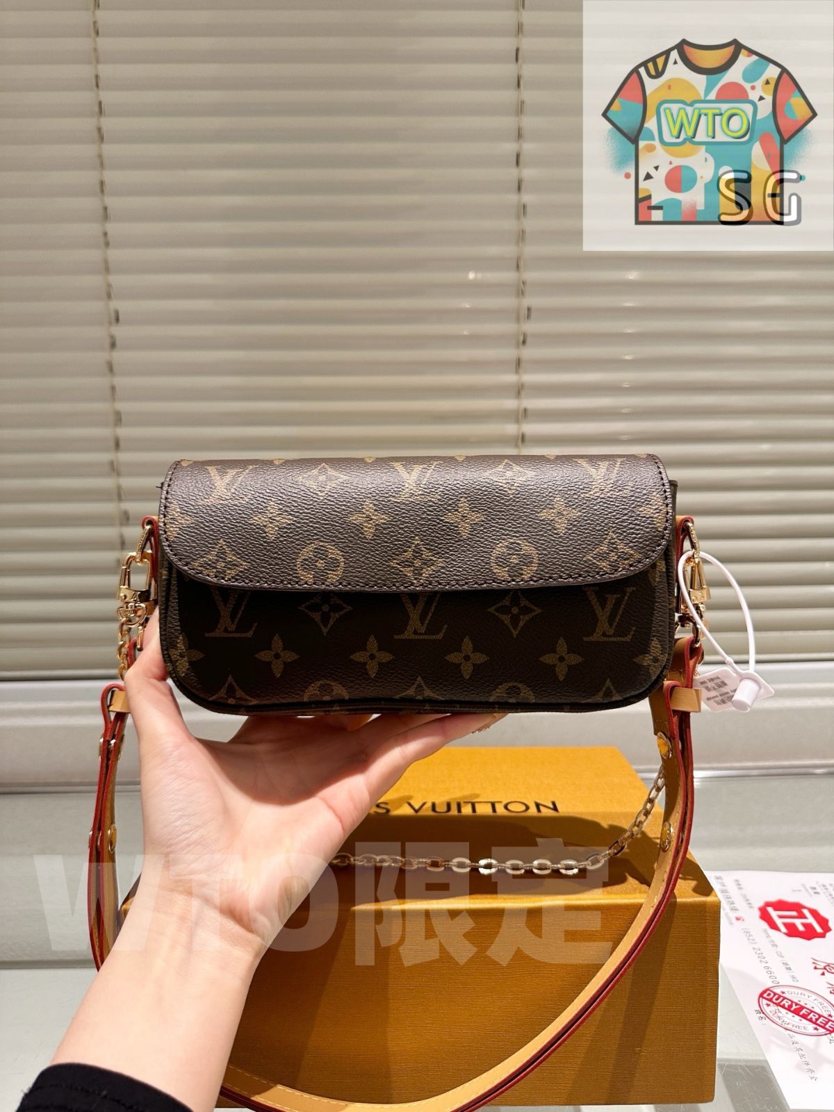 今日 Louis Vuitton WALLET ON CHAIN IVY Armpit Bag ルイ ヴィトン ウォレット オン チェーン イヴィ アンダーアームバッグ-WTO輸入