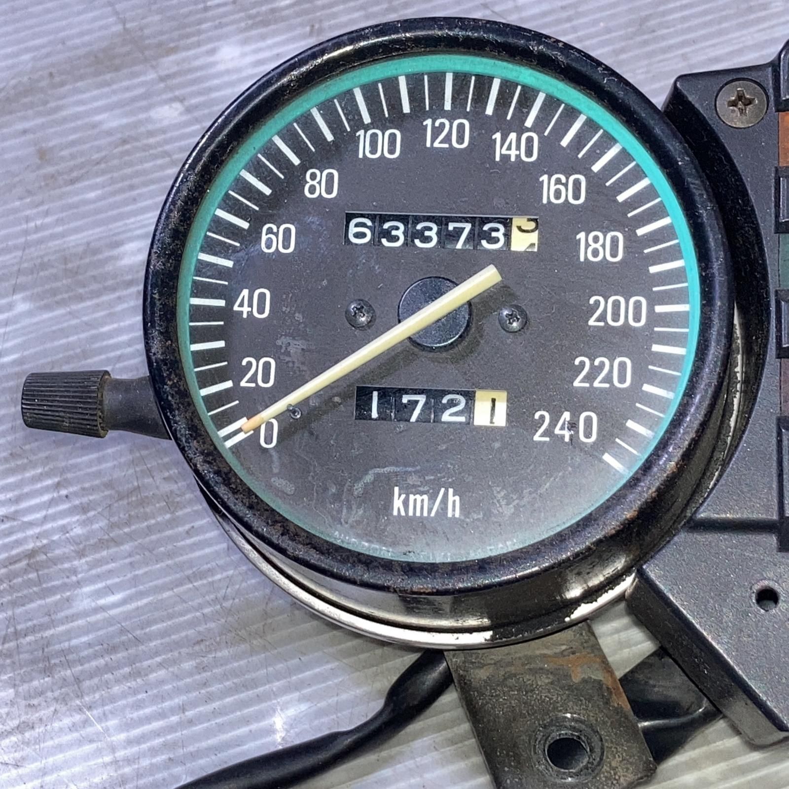 KAWASAKI Z750 FX 3型 KZ750E スピードメーター タコメーター 当時物