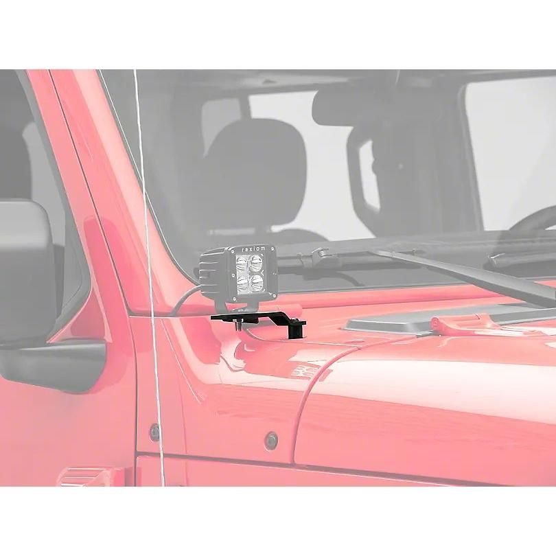 KC HiLiTES ライトブラケット ジープ ラングラー JL用 Bracket Set - Light Mount - Windshield - Pillar Mount - Pair - for 18-23 Jeep JL JT 4xe FFCRYSTALESIA_COM