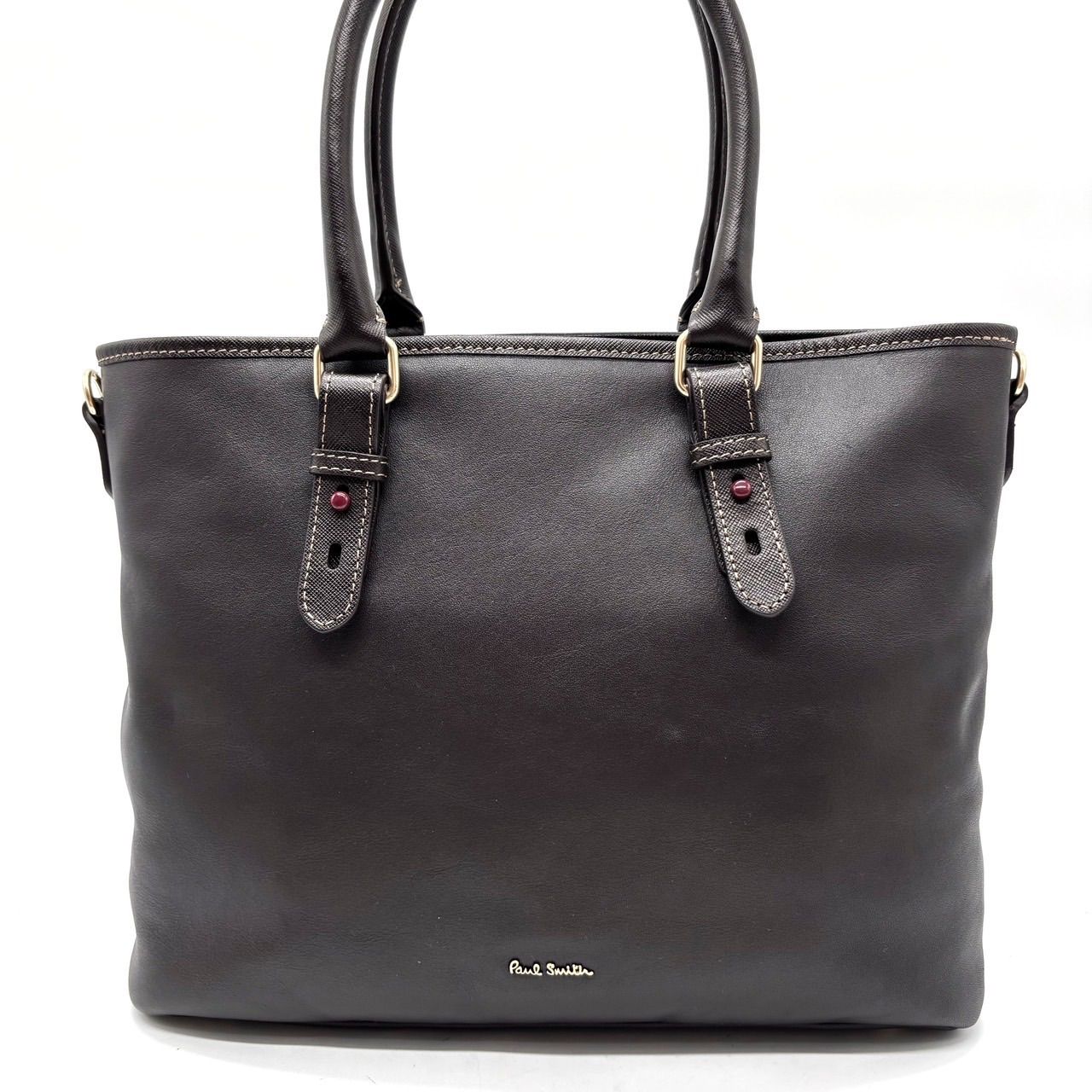 ポールスミス　2way ビジネスバッグ　ブリーフケース レザー　ブラック　A4 送料無料】【ラッピング無料】ポールスミス Paul Smith ビジネスバッグ