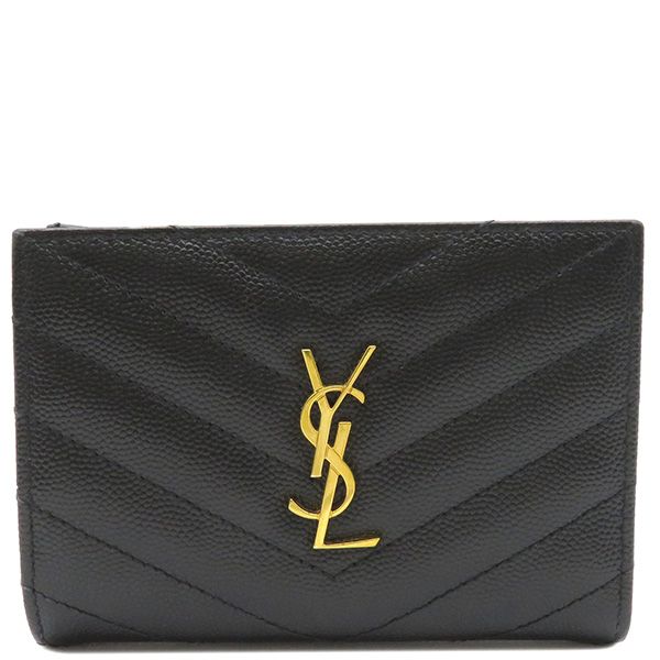 サンローラン 二つ折り財布 YSL コンパクト ウォレット 668287