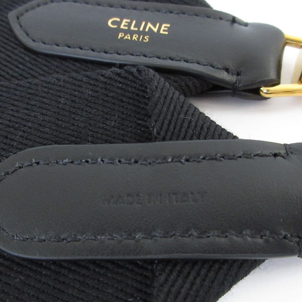 新品同様 CELINE セリーヌ ロゴジャガード ショートストラップ