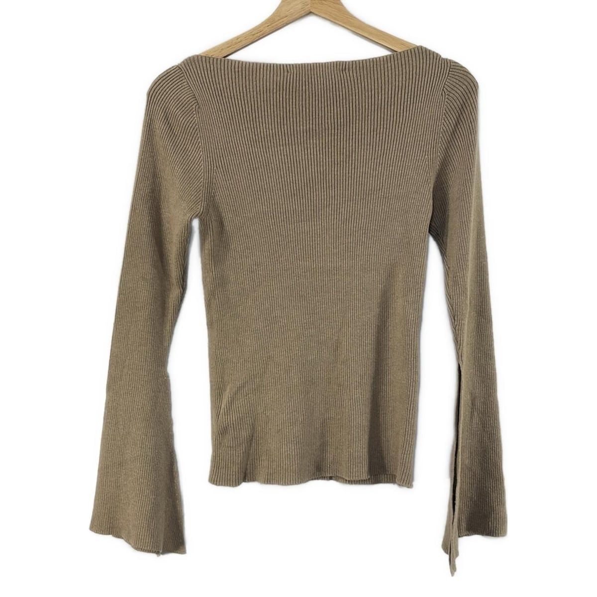 AP STUDIO エーピー ストゥディオ 長袖セーター レディース - ベージュ クルーネック