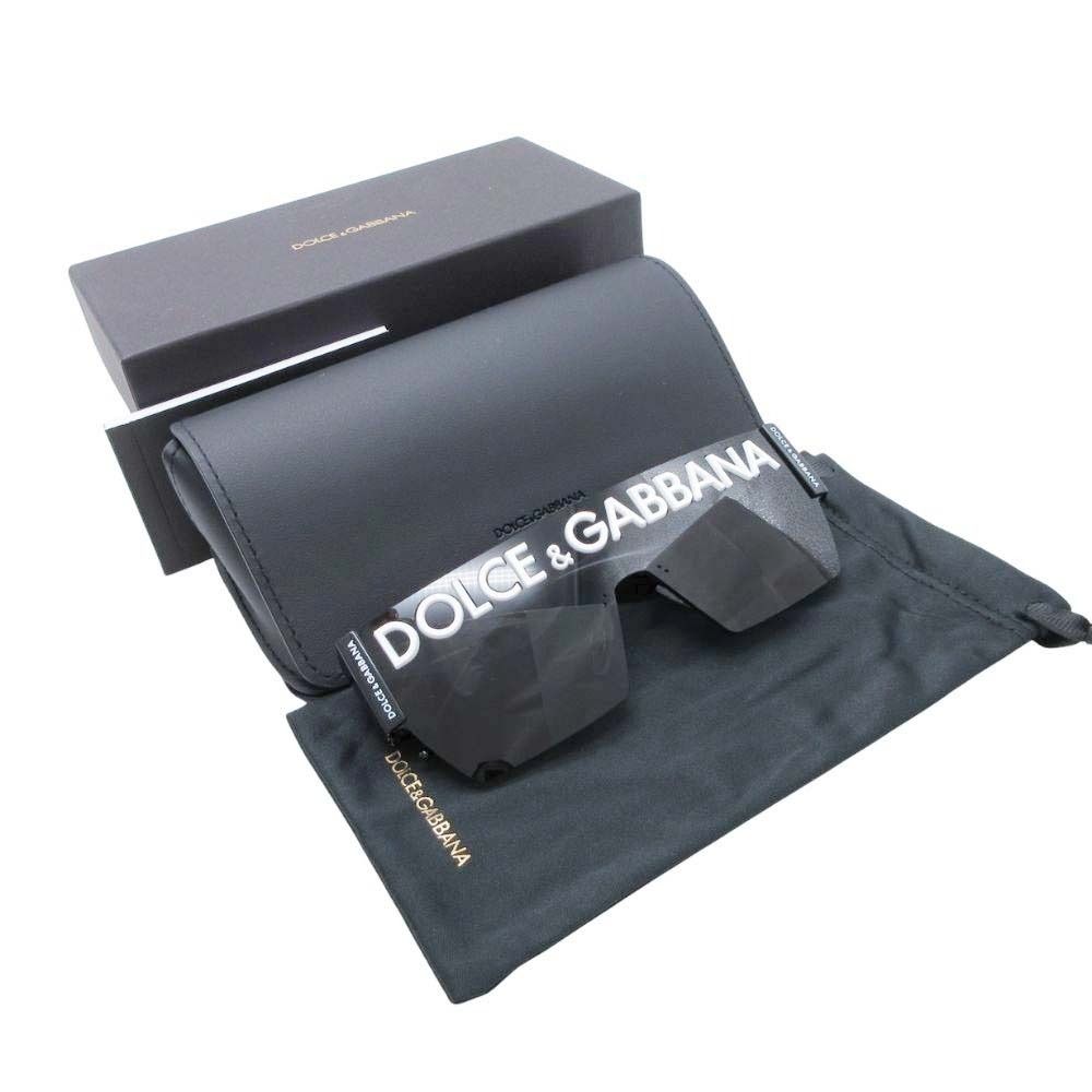 新品同様 DOLCE&GABBANA ドルチェアンドガッバーナ シールドフレーム  