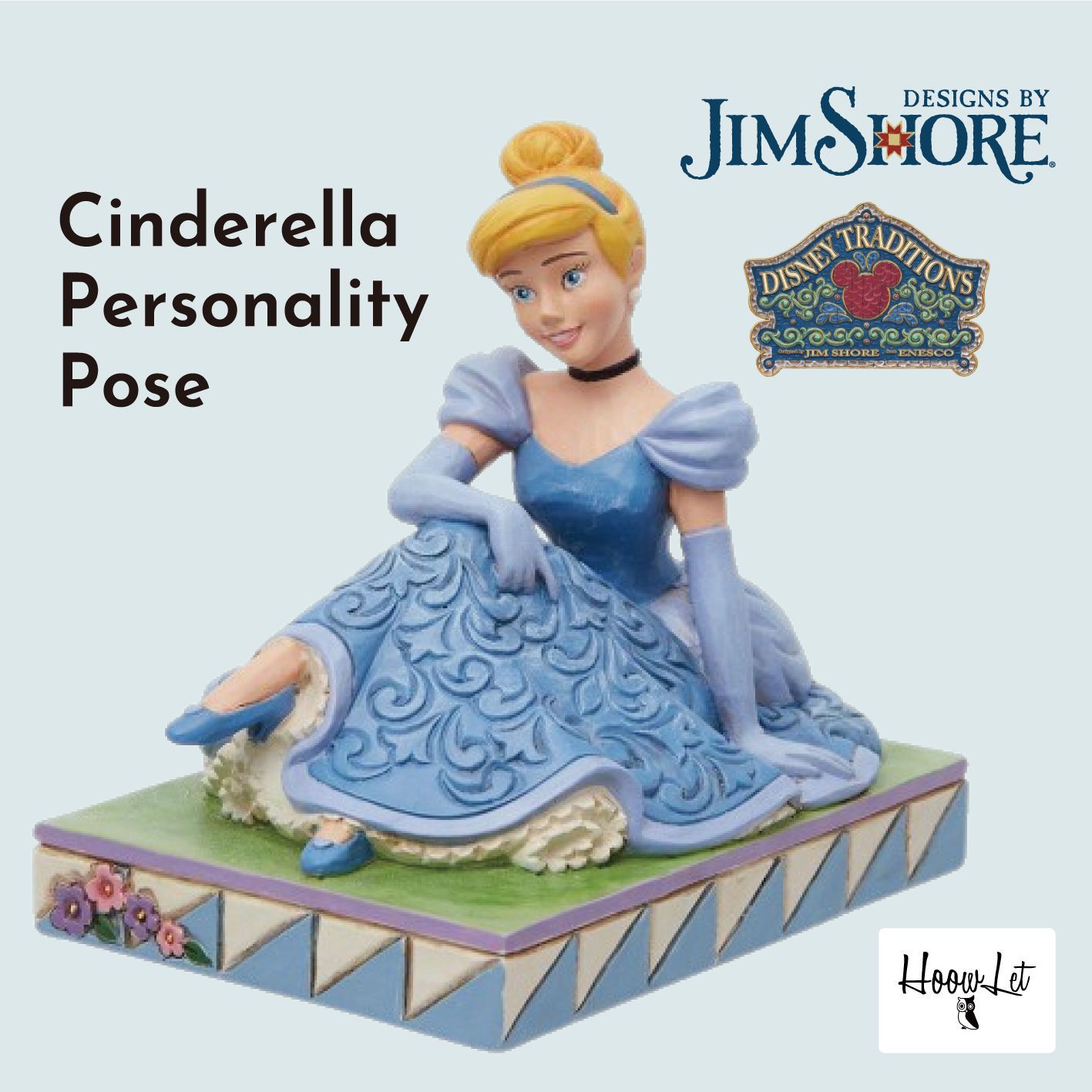 ディズニー プリンセス シンデレラ シッティング おしゃれ インテリア フィギュア ギフト プレゼント Cinderella Personality  Pose ジムショア キャラクターグッズ ディズニー トラディションズ JIM SHORE 正規輸入品 - メルカリ