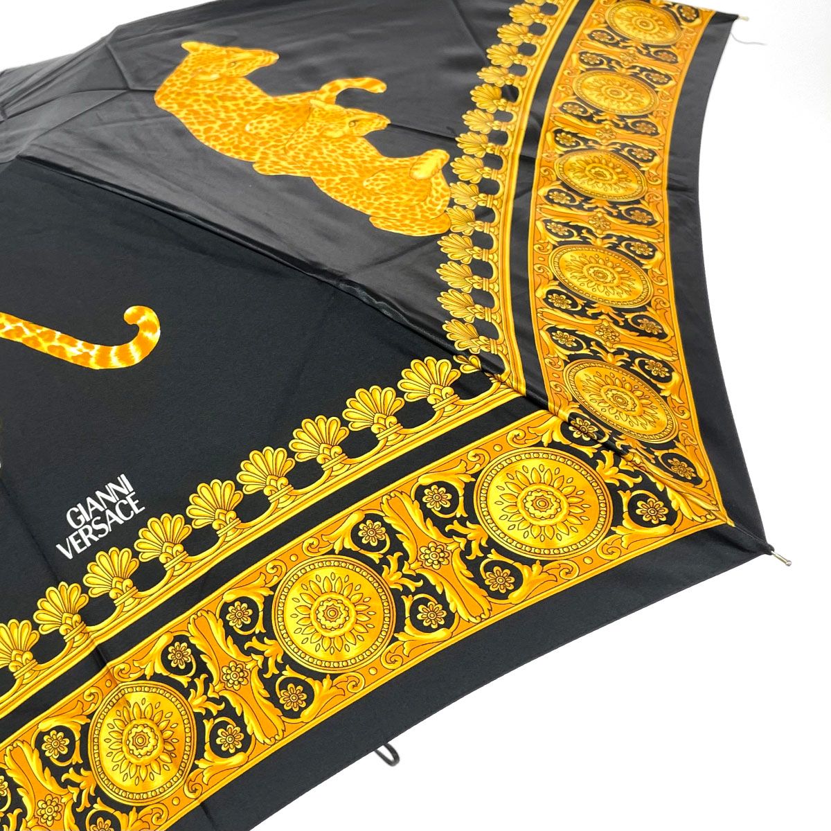 Gianni Versace ジャンニヴェルサーチ 折り畳み傘 ブラック