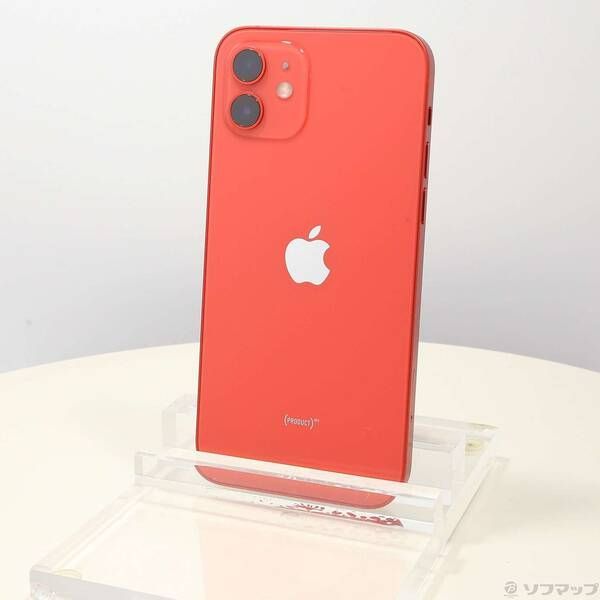 〔中古品〕iPhone12 256GB プロダクトレッド MGJ23J／A SIMフリー【258】