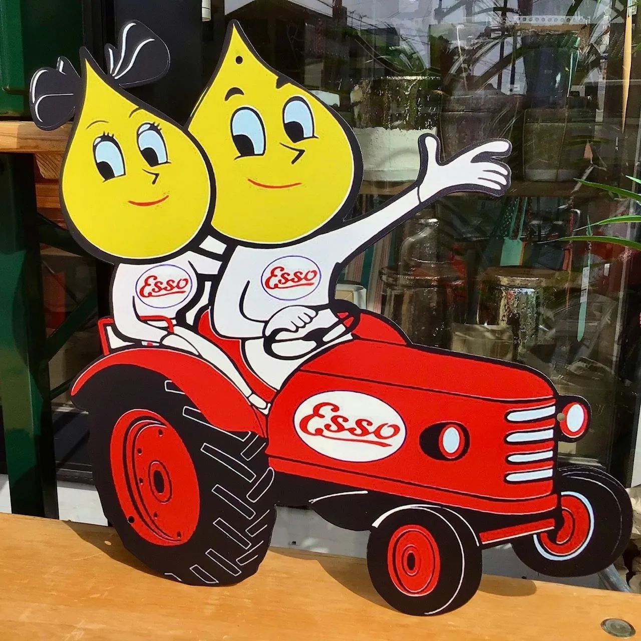 フィギュア Esso ドロップボーイ フィギュア ＆ サインプレートセット