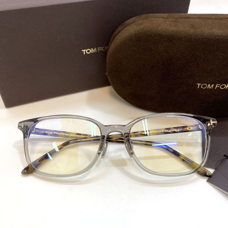 03w07507【ケース/説明書付き】トムフォード TOM FORD めがね 伊達メガネ メガネフレーム TF5852DB 020 イタリア製  made in Italy - メルカリ