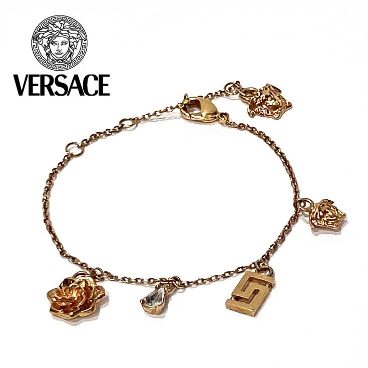VERSACE ヴェルサーチ ブレスレット ゴールド メデューサ グレカ