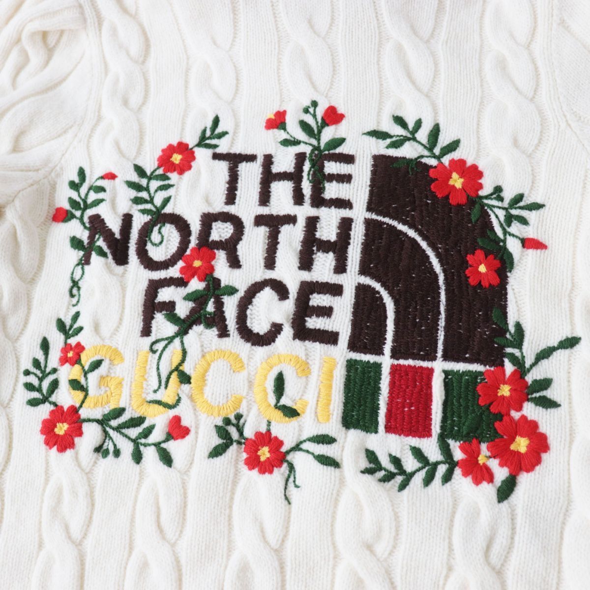 美品◎正規 21AW GUCCI×THE NORTH FACE グッチ×ノースフェイス 671689