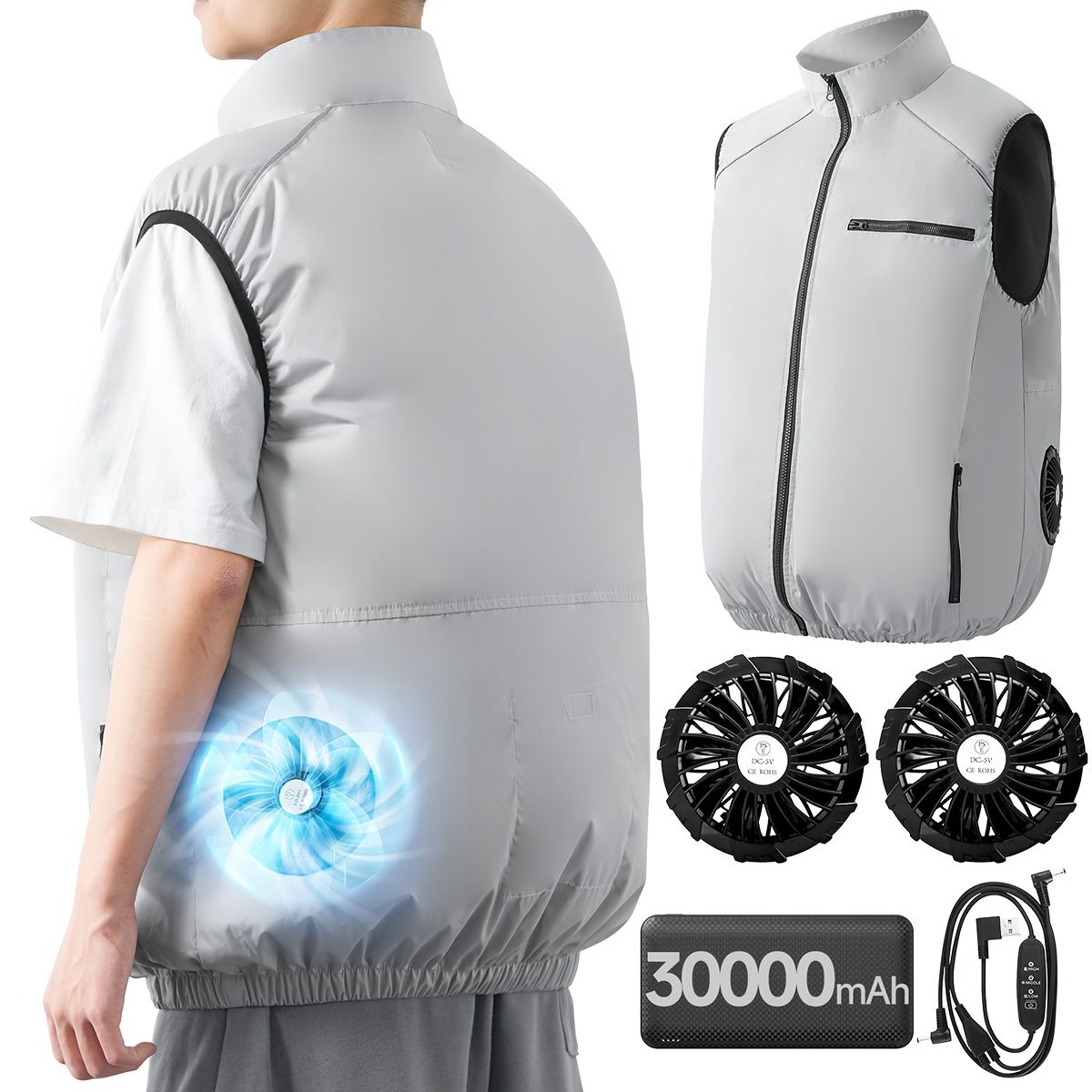 「メルカリで売れました」【2023夏新登場＆2つ冷却ブレート\u002630000mAh大容量バッテリー付き】冷却ベスト メルカリで売れました」【2023夏新登場＆2つ冷却ブレート