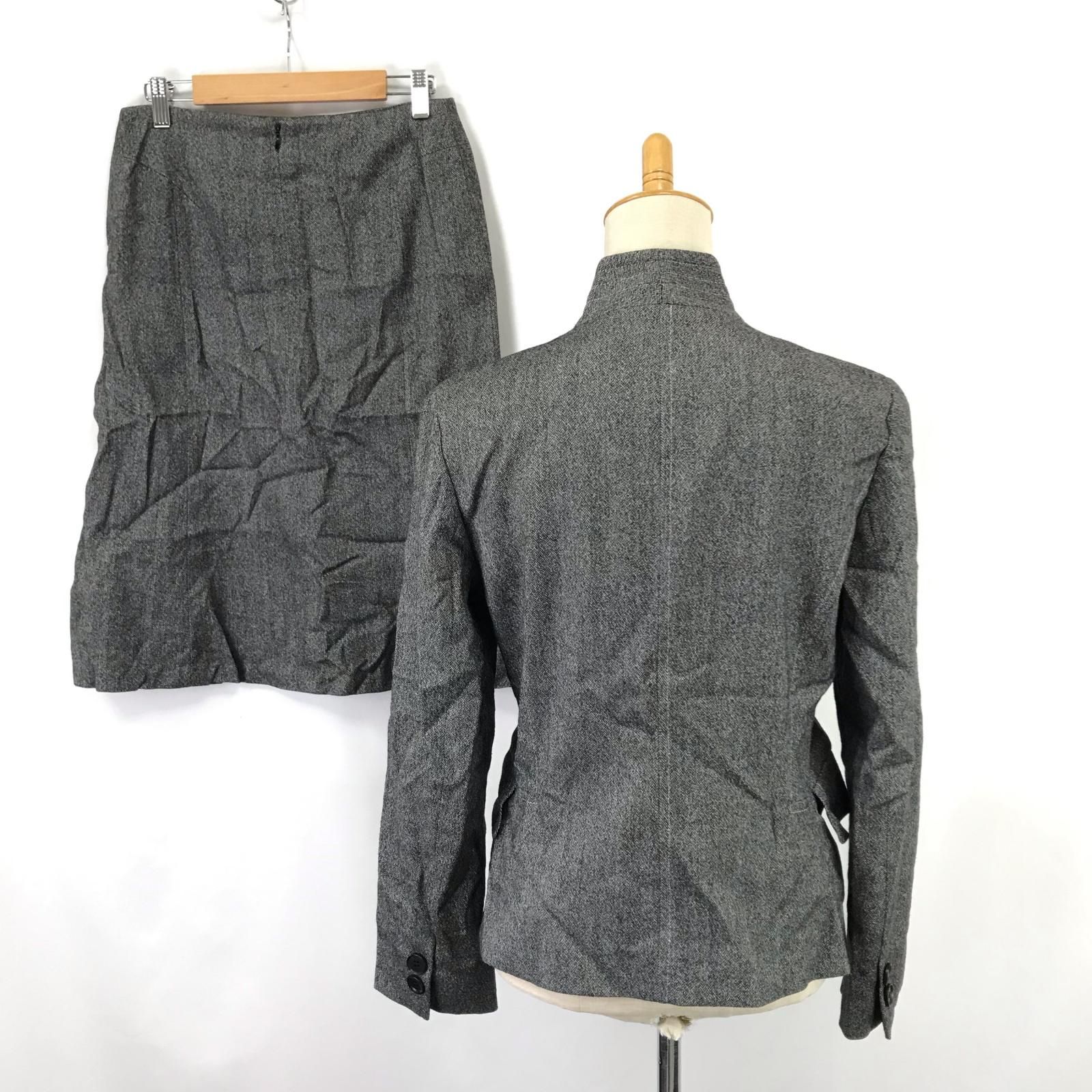 ★新品、未使用★ 【Reflect】セットアップ スカートスーツ 毛100% 日本製☆Reflect【リフレクト】 セットアップ/スカート/スーツ