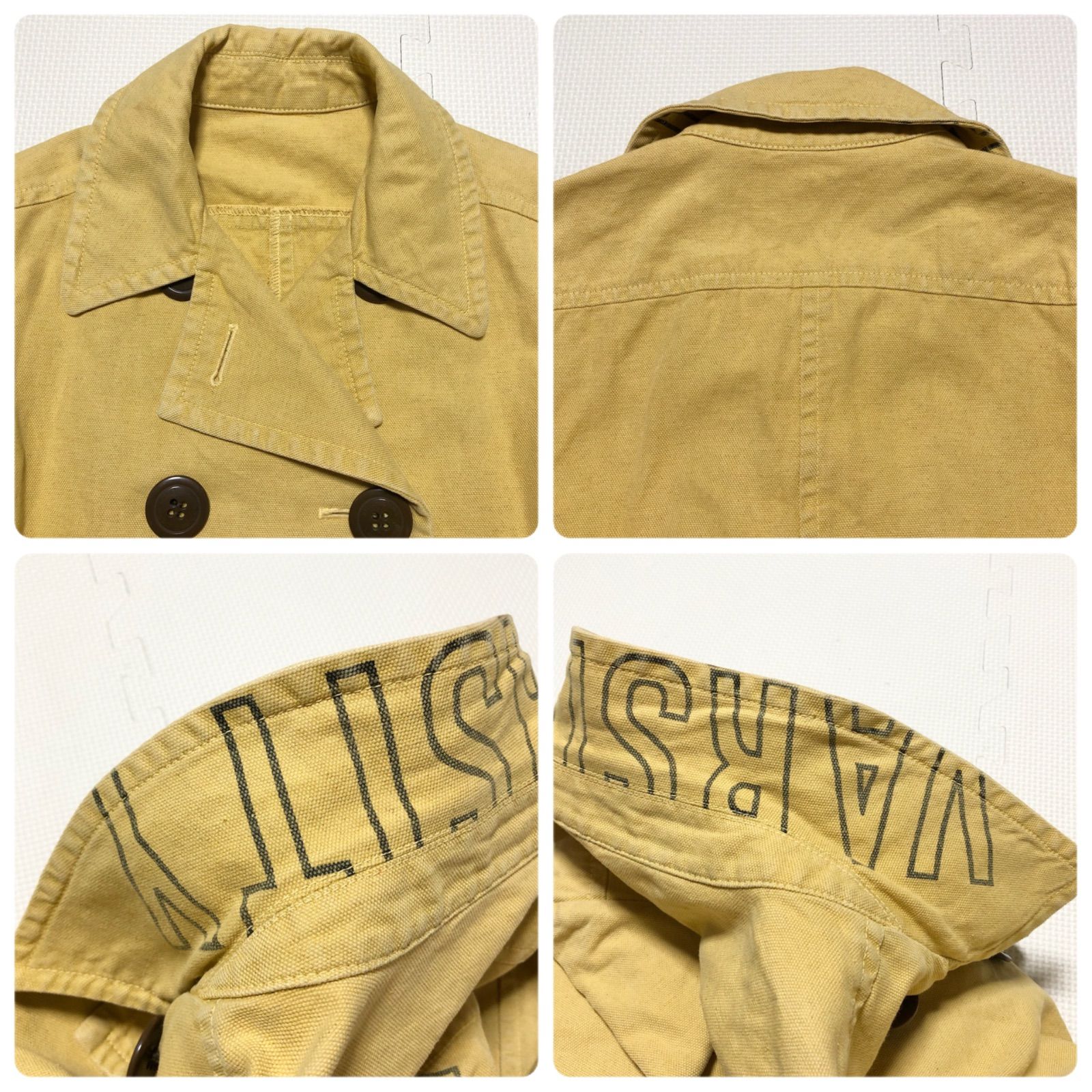 美品バーバリーブルーレーベルスプリング コート □美品□BURBERRY BLUE LABEL バーバリーブルーレーベル リネン