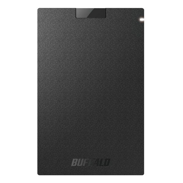 【新品･最短当日出荷】BUFFALO  バッファロー 外付けSSD 1.0TB ブラック SSD-PG1.0U3BC/D (2513945)