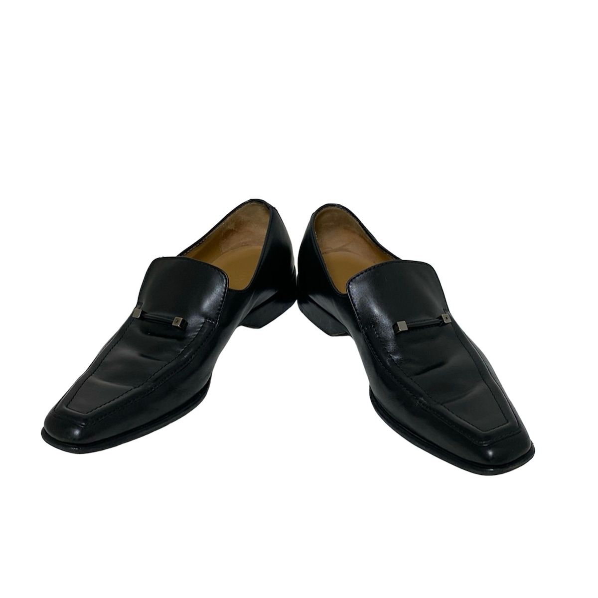 LOUIS VUITTON ルイヴィトン シューズ 5 メンズ - 黒 アウトソール張替済 レザー