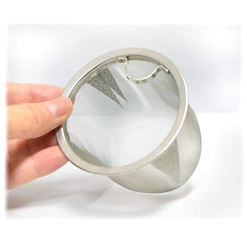 近藤さんシリーズ Kondou-san Series 茶筒 シルバー サイズ 直径7.9 x高さ13.6 cm 近藤さんの茶篩缶 茶会用 キッチン 住宅設備