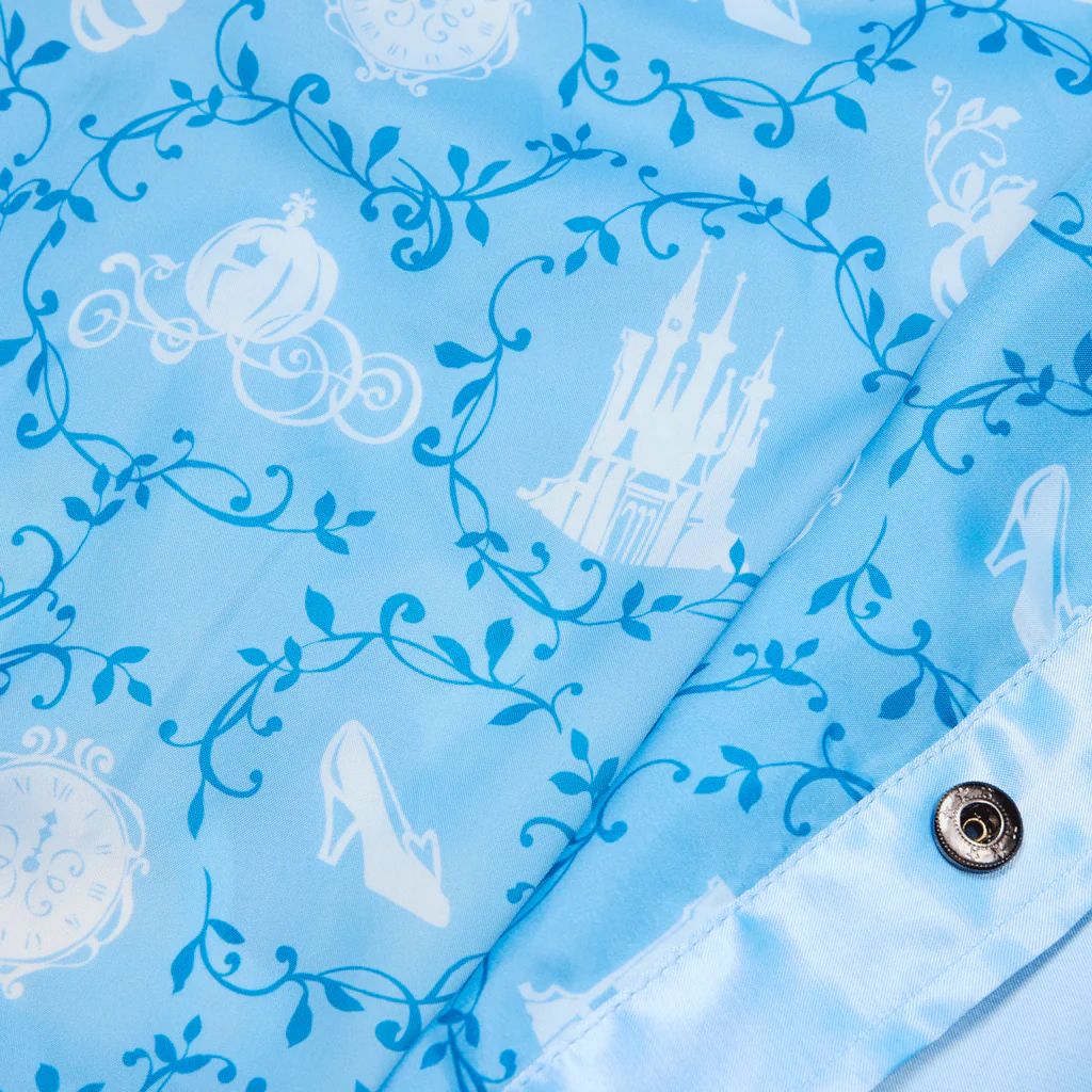 【Disney x Loungefly】75周年 シンデレラ ボンバー ジャケット Loungefly ラウンジフライ シンデレラ 75周年記念デザイン 男女