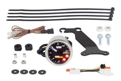 スペシャルパーツ武川φ48スモールDNタコメーター12500rpmレブインジケーター付CT125 JA55 05-05-0079ステンレス|ブラック