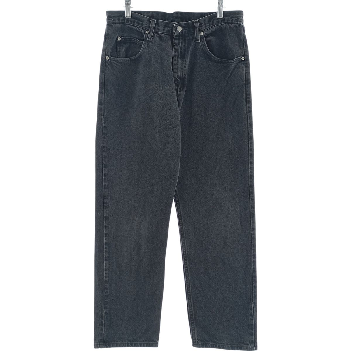 古着 00年代 ラングラー Wrangler RELAXED FIT ブラックデニム ストレートデニムパンツ メンズw32相当|eaa417458