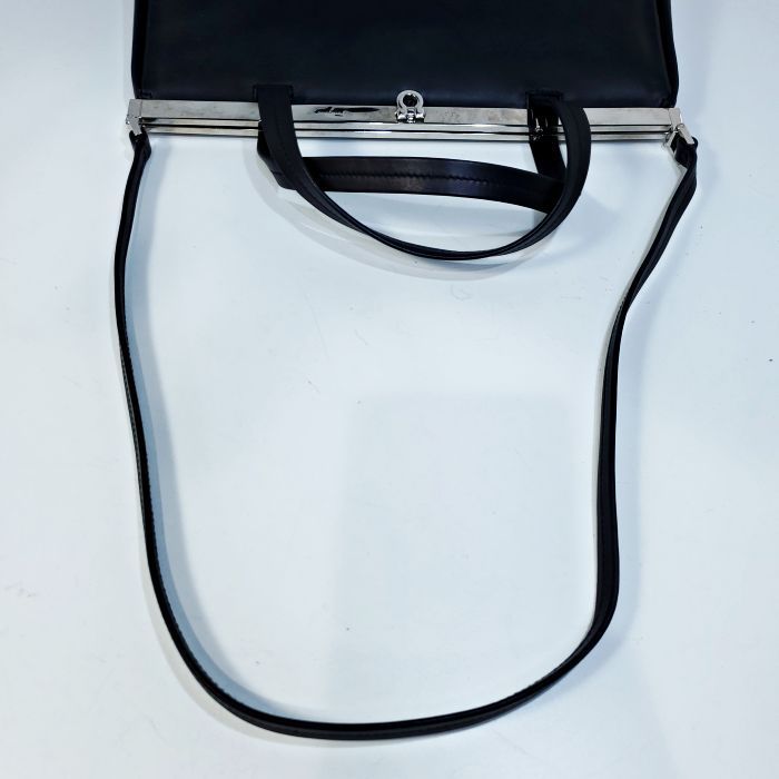 Salvatore Ferragamo ハンドバッグ ガンチーニ レザー 黒 サルヴァトーレフェラガモ Salvatore Ferragamo ガンチーニ