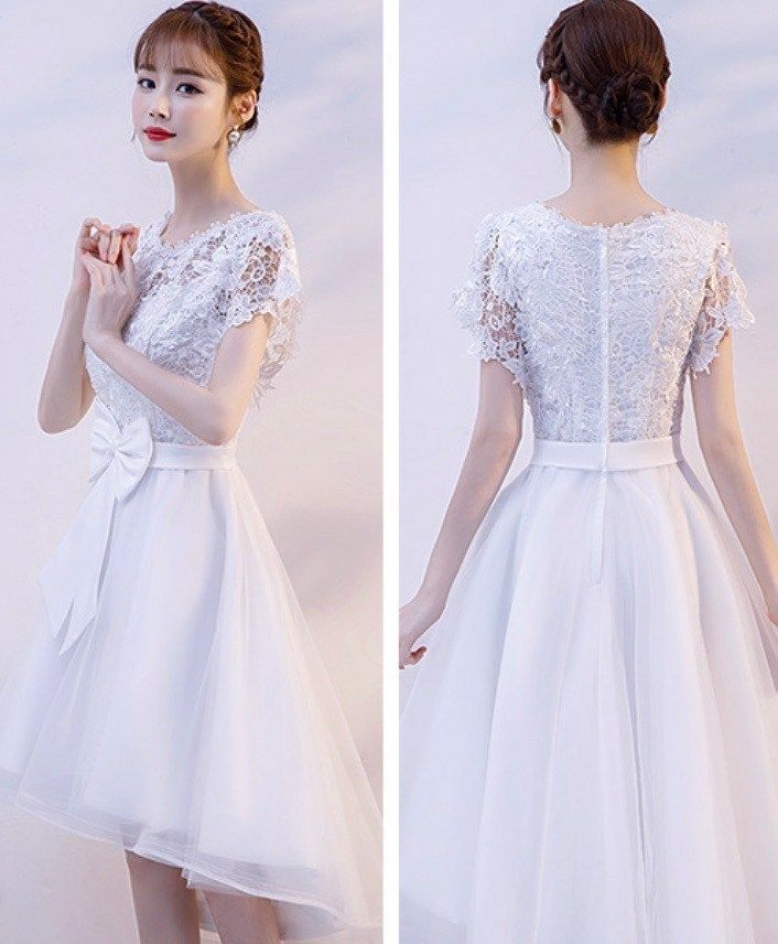 ドレス ワンピース ショート 半袖 無地 上品 パーティー 結婚式 ドレス ワンピース ショート 半袖 無地 上品 パーティー 結婚式
