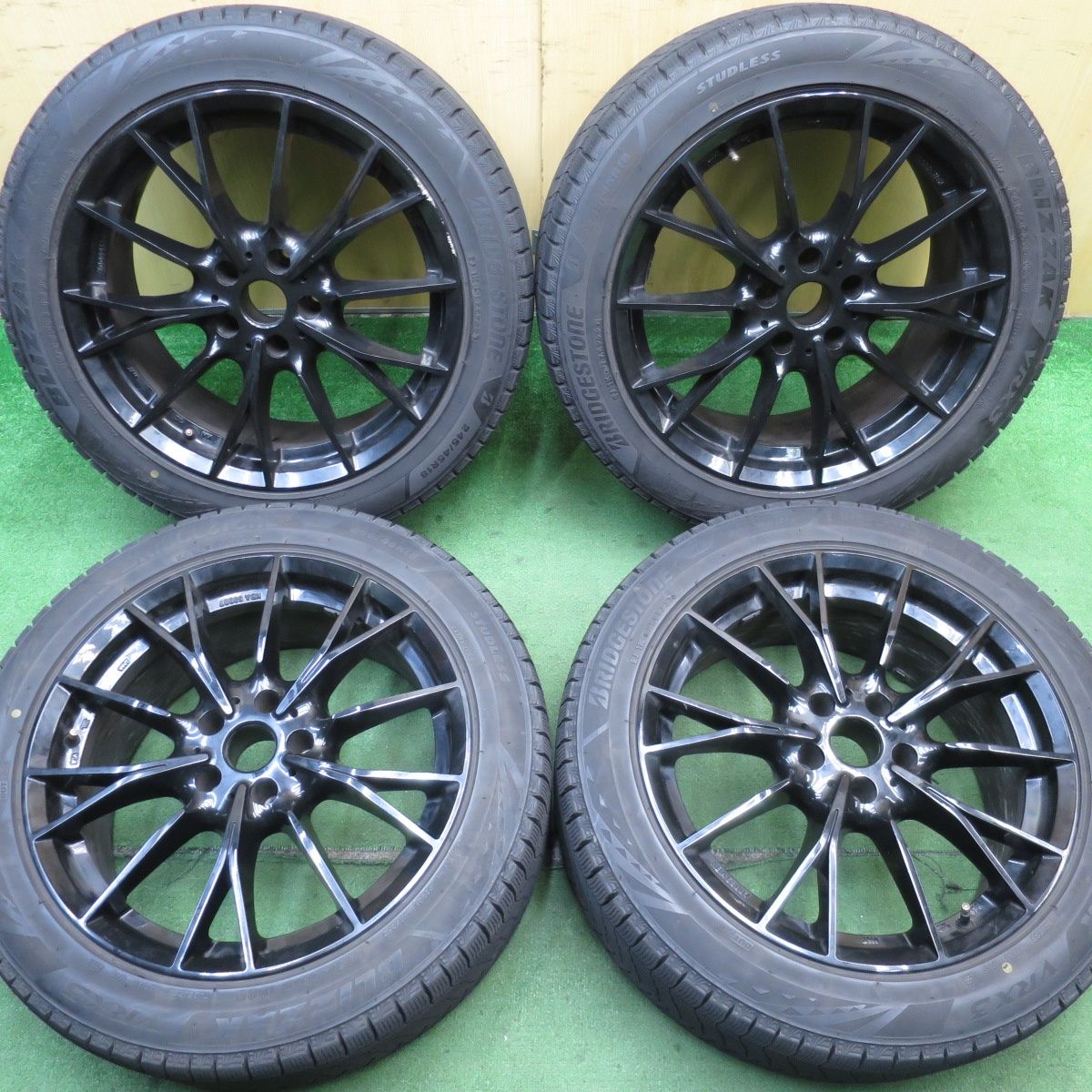4本価格 22年 BMW 等 MAK FABRIK 245|45R18 スタッドレス ブリヂストン ブリザック VRX3 18インチ ファブリック PCD112|5H 5060306NJス