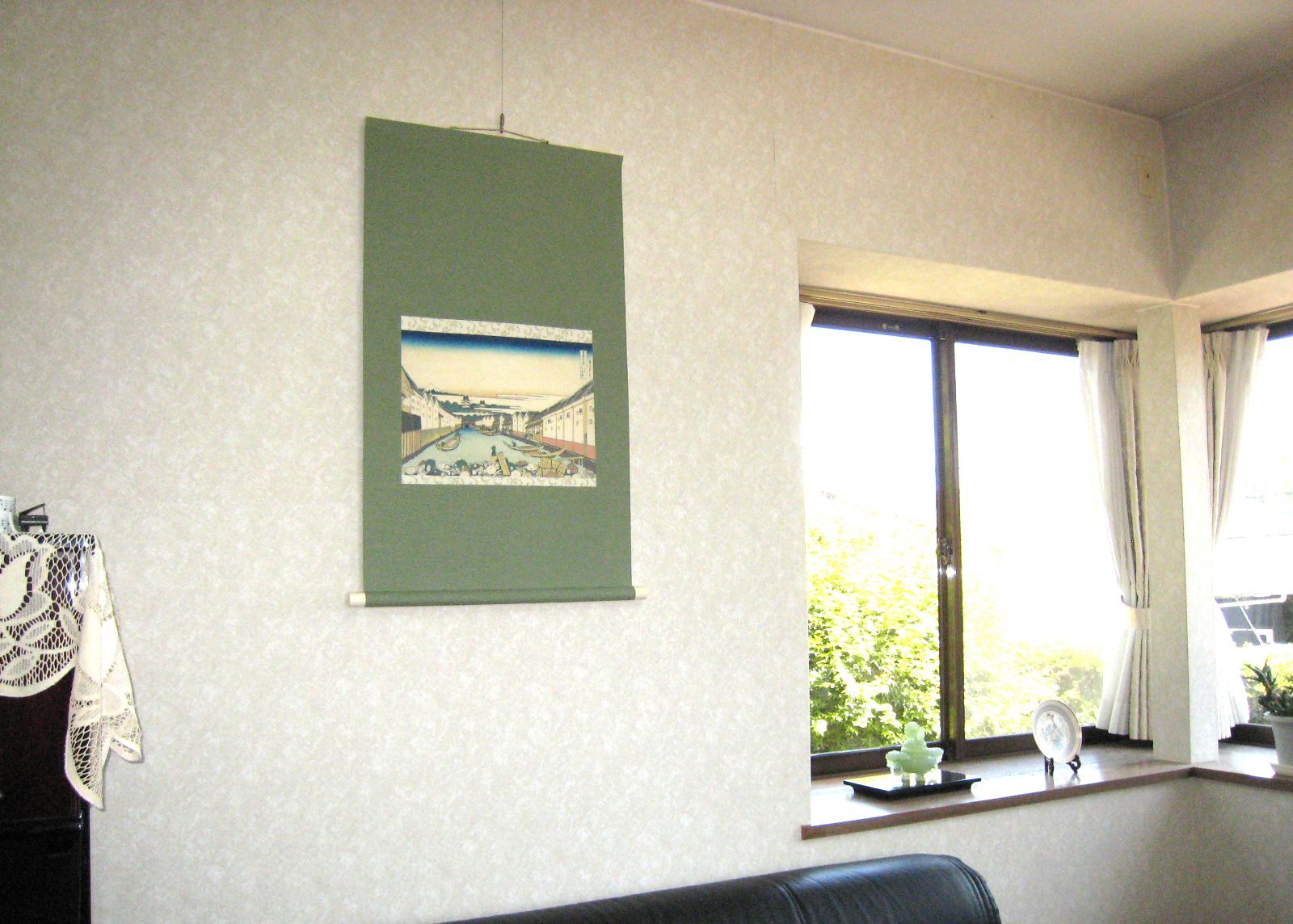 掛け軸 タペストリー　冨嶽三十六景 江戸 日本橋◆葛飾北斎 （工芸作品・新品) 掛け軸 タペストリー 冨嶽三十六景 江戸 日本橋◇葛飾北斎