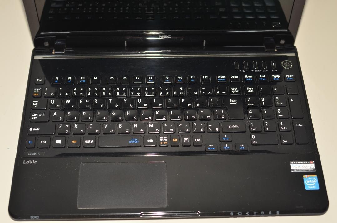 HDD750GB NEC LS150/R Celeron-1005M/4GB LPR Laptop Nec Lavie LS150