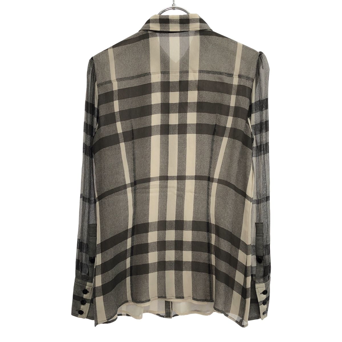 美品 大きいサイズ バーバリーロンドン カシミヤ ダブルフェイス ノバチェック BURBERRY LONDON バーバリーロンドン ダブルフェイスチェック