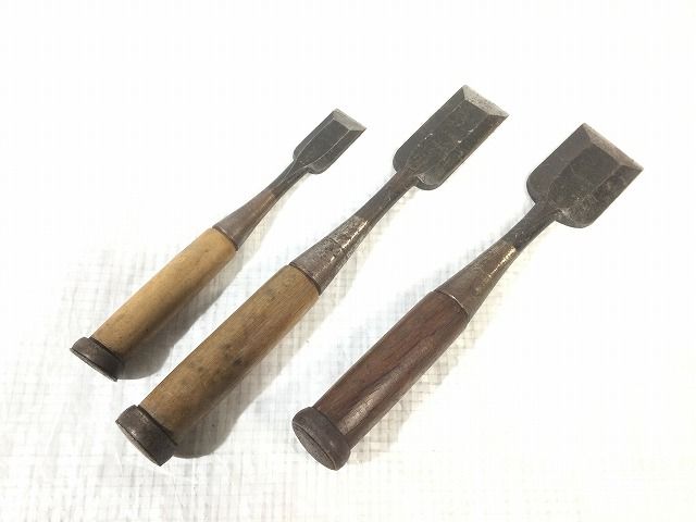 品 瓢箪 ひょうたん印 追い入れ鑿 9本セット 1分 3mm～1寸6分 48mm 追入れ鑿 叩き鑿 ノミ のみ 大工道具 木材加工 HRDEVELOPMENT_JP