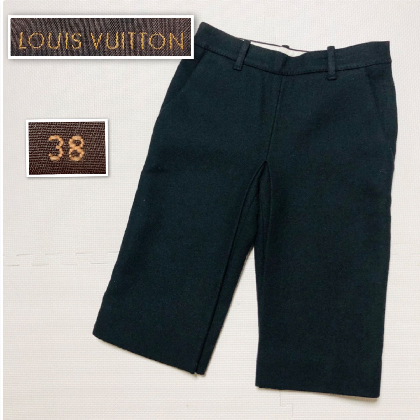 □美品□LOUIS VUITTON ルイヴィトン ウール ハーフパンツ