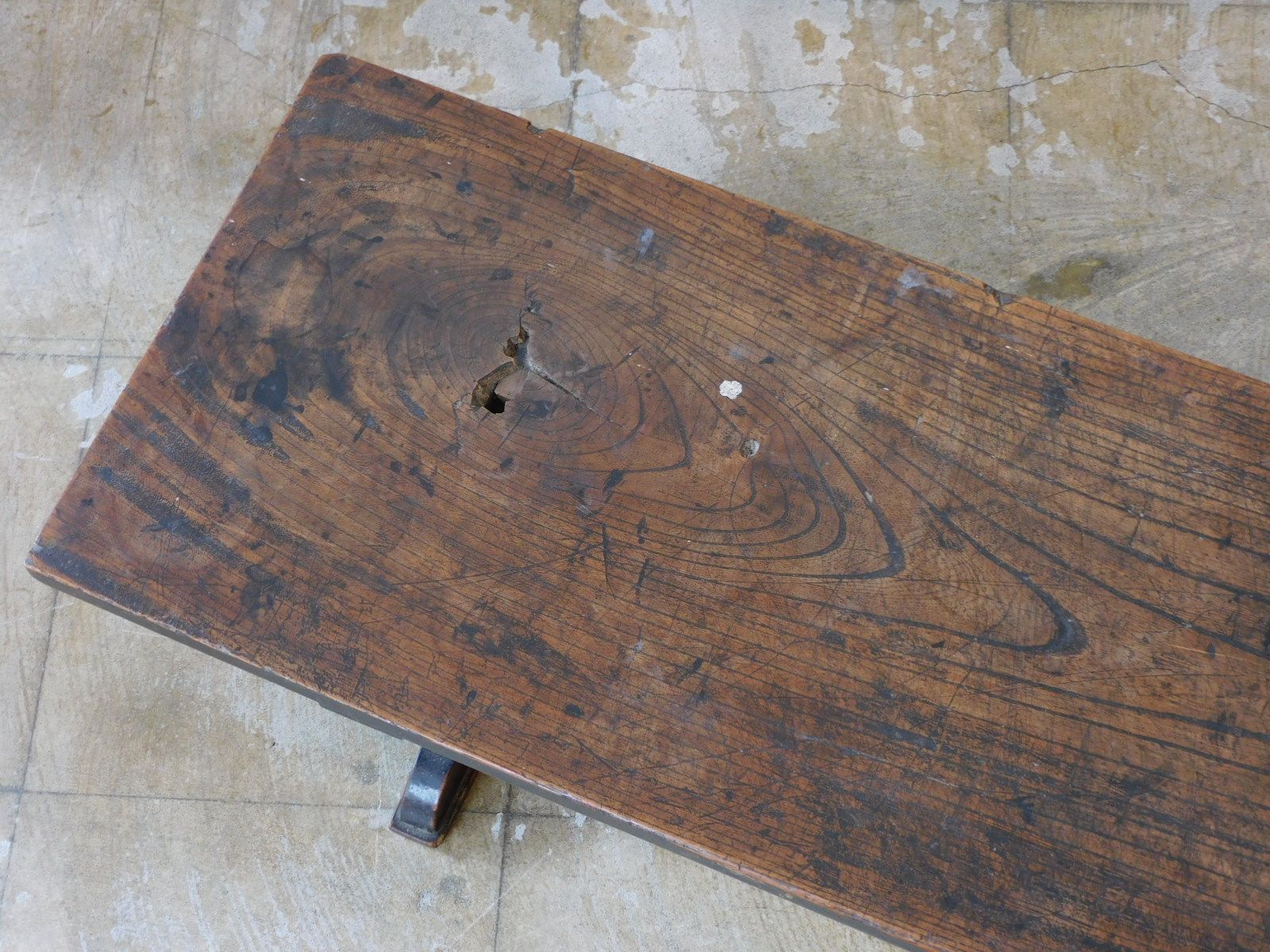 古民芸 ケヤキのふるい文机