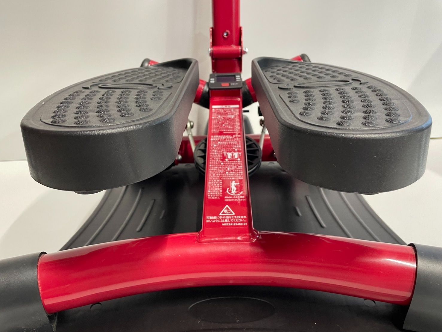 美品】健康ステッパー ナイスデイ 公式 NH-1R レッド 専用ハンドル付