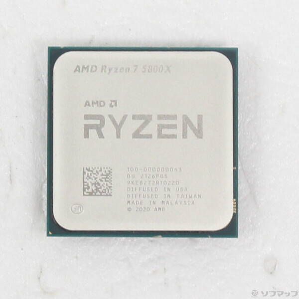 品〕 Ryzen 購入 7 5800X 〔3.8GHz／SOCKET AM4〕【344】 中古〕AMD(