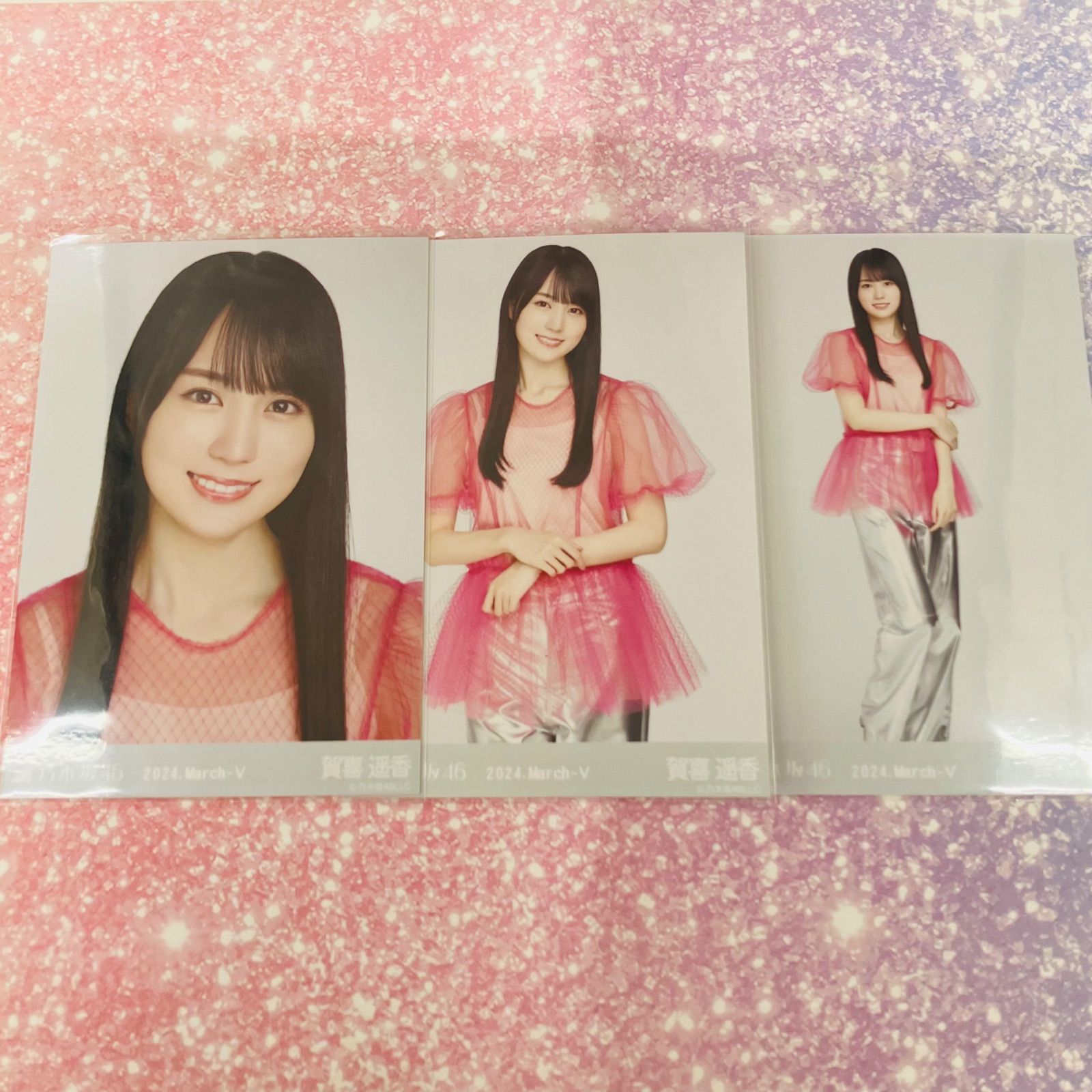 乃木坂46 賀喜遥香 2024.March-V メタリック 3枚コンプ f115 - メルカリ