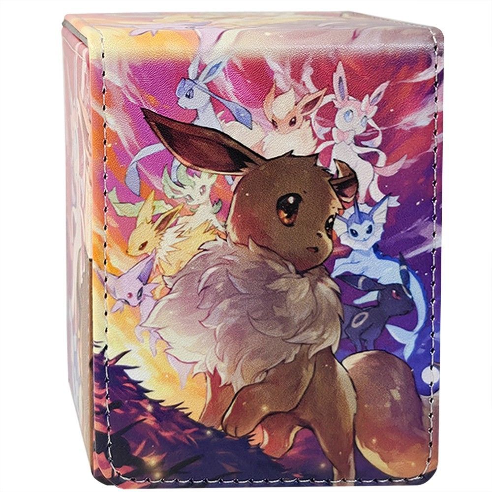 イーブイ デッキケース ポケモン レザー カードケース 集合 PTCG