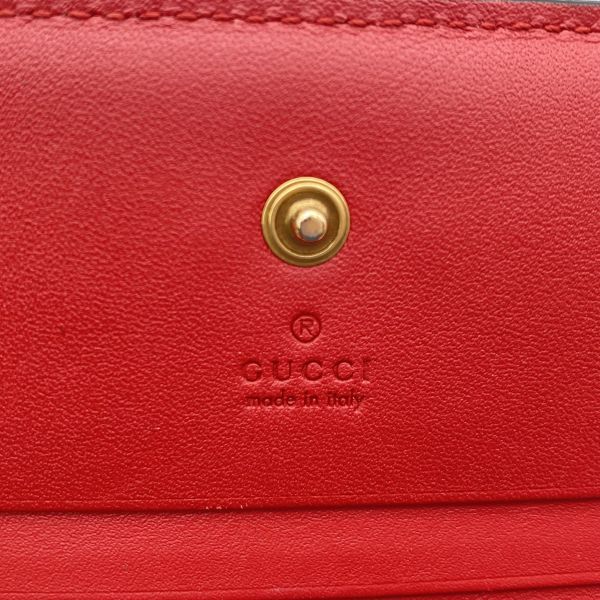 ○グッチ GUCCI GGスプリーム 二つ折り財布 コンパクト