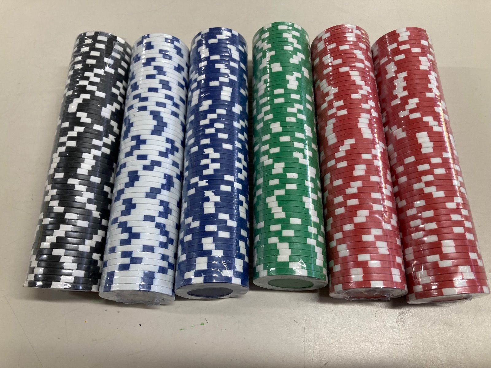 ポーカーチップ 50枚✖️6本